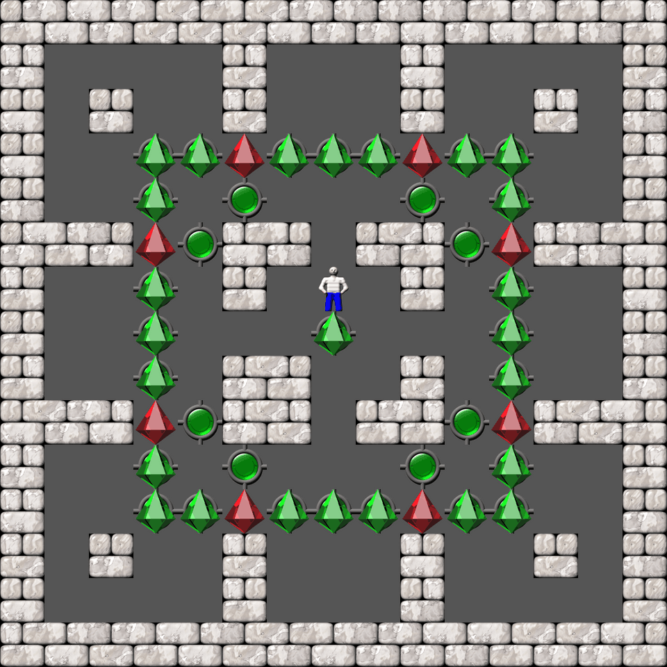 Sokoban Bugs509 collection level 244